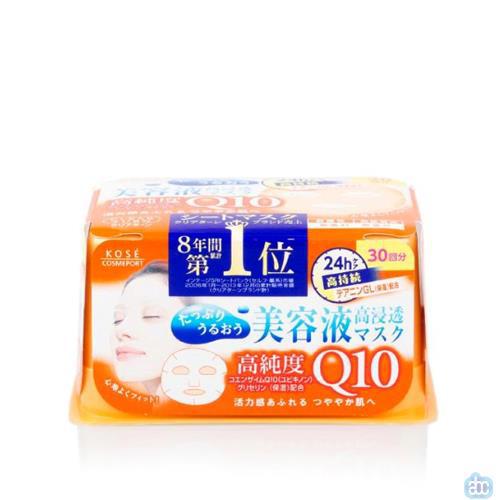 日本进口Q10面膜-KOSE高丝Q10面膜 Q10保湿面膜 抽取式30片 日本进口Q10面膜-KOSE高丝Q10面膜 Q10保湿面膜 抽取式30片