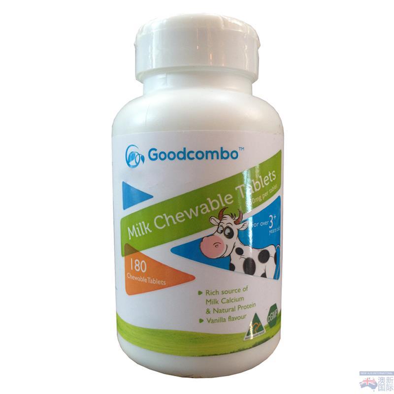 Goodcombo牛奶咀嚼片180粒
