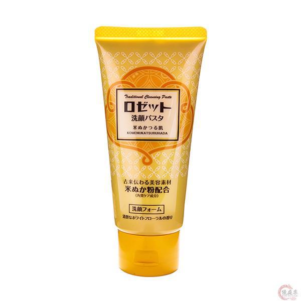 日本 ROSETTE诗留美屋 大米洗面奶 洁面乳 去角质 去黑头 保湿 120g