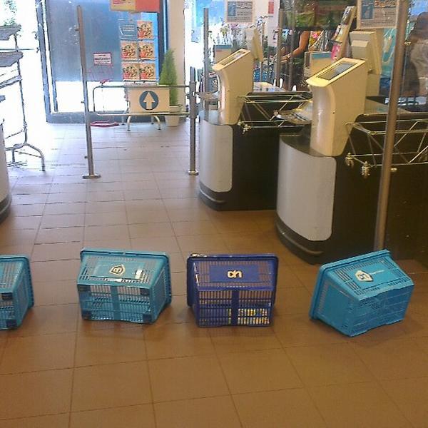 Photo taken at Albert Heijn by Mark v. on 7/28/2013-荷兰乌特勒支伯格大道2号 Photo taken at Albert Heijn by Mark v. on 7/28/2013