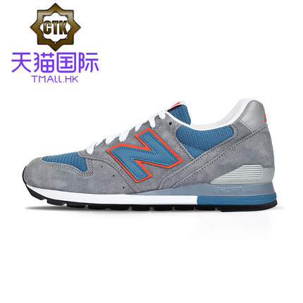 NEW BALANCE 996男鞋 NB男跑鞋 运动休闲鞋 灰蓝慢跑步鞋M996CSBO