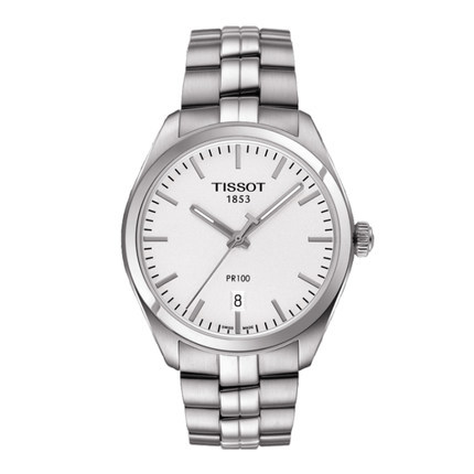 瑞士手表 天梭男表 手表男 石英表 钢带表  T101.410.11.031.00