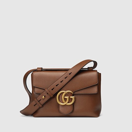 正品Gucci/古奇2015新款女士真皮休闲单肩斜跨包 401173A7M0T1000