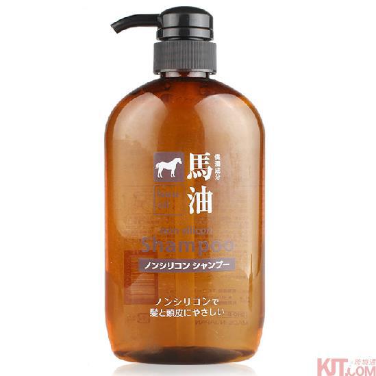 【洋宝贝】KUMANO YUSHI熊野油脂无硅纯天然弱酸性马油洗发水 600mL 无硅洗发水