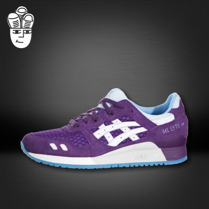 Asics GEL-Lyte III 爱世克斯 女鞋 时尚复古慢跑鞋 蓝紫运动鞋 Asics GEL-Lyte III 爱世克斯 女鞋 时尚复古慢跑鞋 蓝紫运动鞋