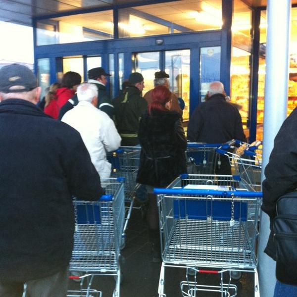 Photo taken at Lidl by Konstantinos R. on 12/17/2012