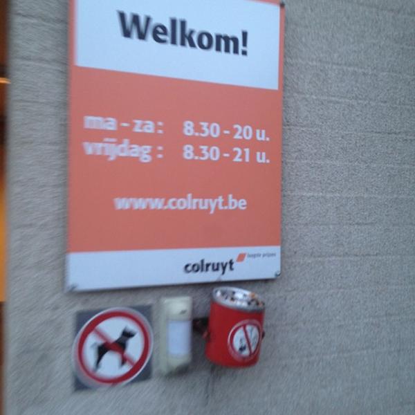 Photo taken at Colruyt by Sanzy I. on 10/4/2012