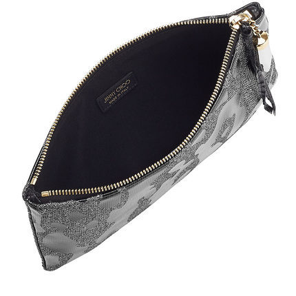 Jimmy Choo周仰杰女包16新款双色长款拉链手拿包 化妆包PADMACAG Jimmy Choo周仰杰女包16新款双色长款拉链手拿包 化妆包PADMACAG