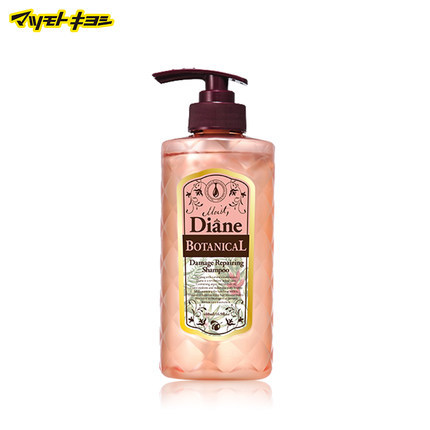 日本直邮 Moist Diane 无硅植物油洗发水 草本损伤修复型  480ml