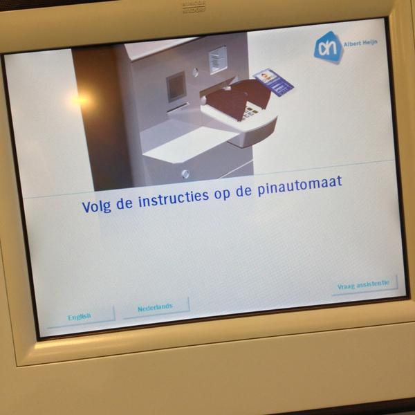 Photo taken at Albert Heijn by Rick M. on 12/29/2012