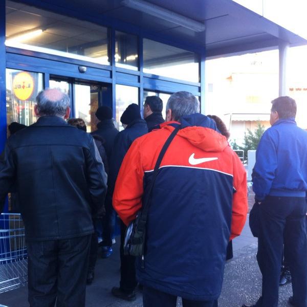 Photo taken at Lidl by Katie K. on 12/5/2013