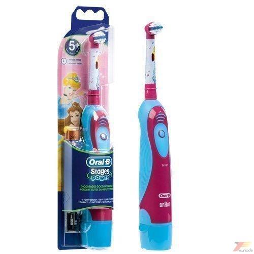 【善妮欧德直邮】Braun博朗Oral-B欧乐B儿童电动牙刷 软毛 电池式 5岁以上