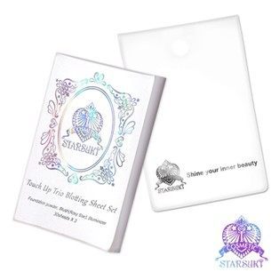 Starsuki 星焕粉式补妆书 神奇吸油面纸 蜜粉+腮红+高光提亮 Suki