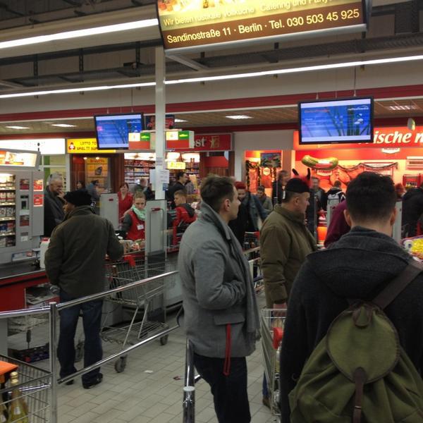 Photo taken at Kaufland by Sebastian W. on 12/31/2012