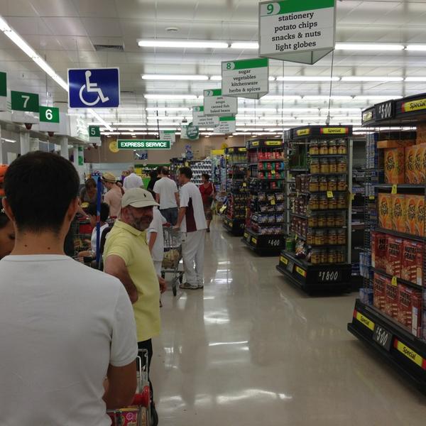 Photo taken at Woolworths by Ian M. on 2/23/2013