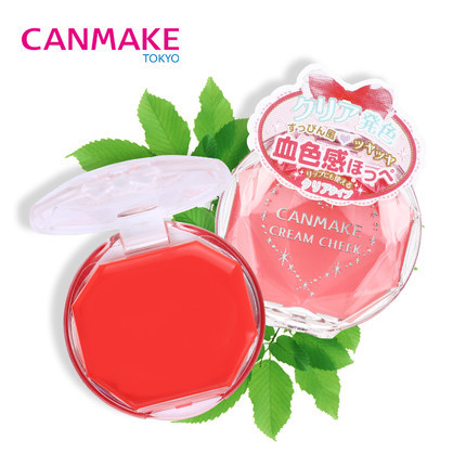 CANMAKE井田 梦幻修容胭脂膏固体 日本水润霜状腮红膏持久自然贴 CANMAKE井田 梦幻修容胭脂膏固体 日本水润霜状腮红膏持久自然贴