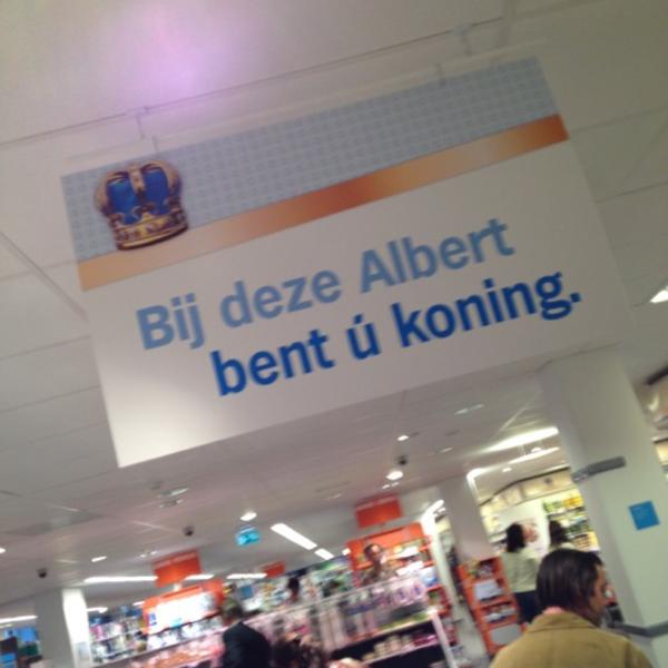Photo taken at Albert Heijn by Jim D. on 5/31/2012