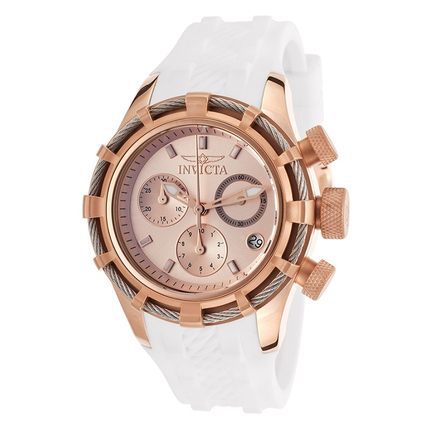 INVICTA女士石英表 硅胶表带计时日历时尚潮流