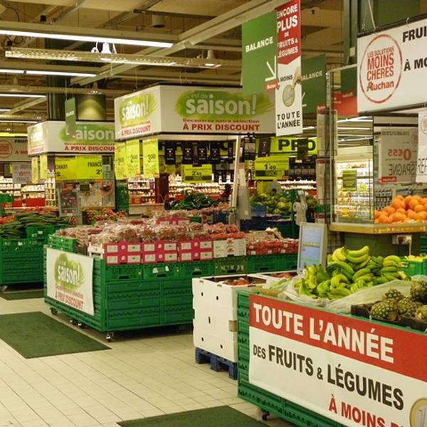 Photo taken at Auchan by Auchan on 5/30/2014