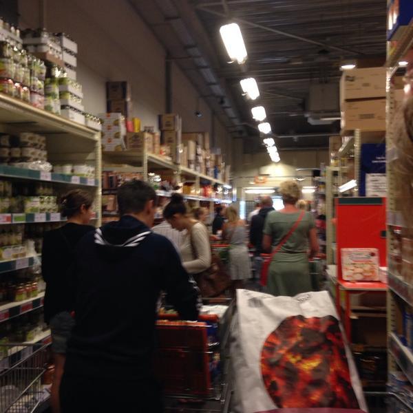 Photo taken at Colruyt by Lynn H. on 6/7/2014