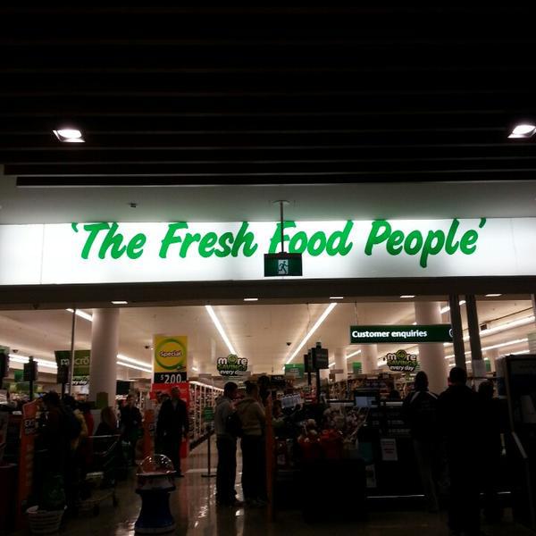 Photo taken at Woolworths by Daniel W. on 7/8/2013