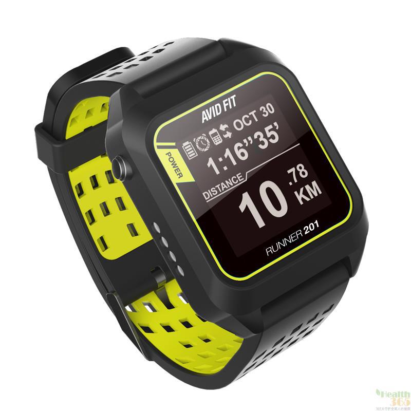 Runner 201 蓝牙智能GPS跑步表(黑色)