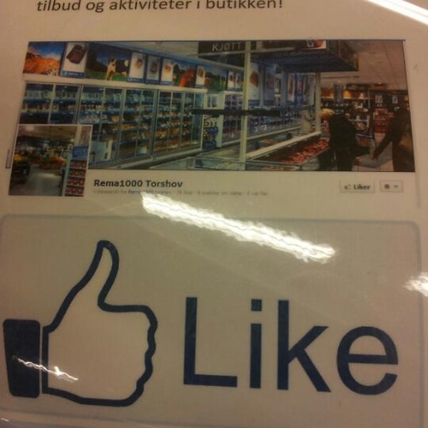 Photo taken at Rema 1000 by Beathe D. on 10/6/2012