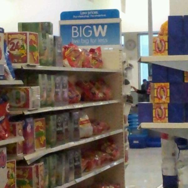 Photo taken at Big W by Dangar N. on 8/21/2011