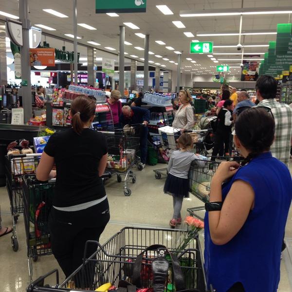 Photo taken at Woolworths by Peter M. on 10/27/2013