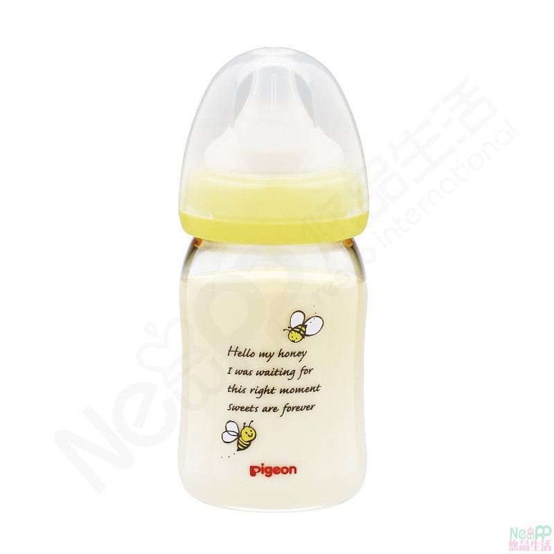 日本贝亲Pigeon 母乳实感宽口径PPSU奶瓶 蜜蜂 160ML 日本贝亲Pigeon 母乳实感宽口径PPSU奶瓶 蜜蜂 160ML