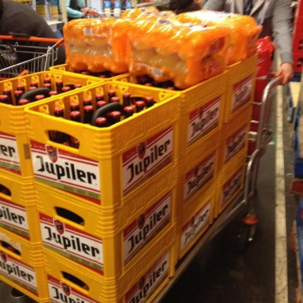 Photo taken at Colruyt by Joon V. on 3/16/2012