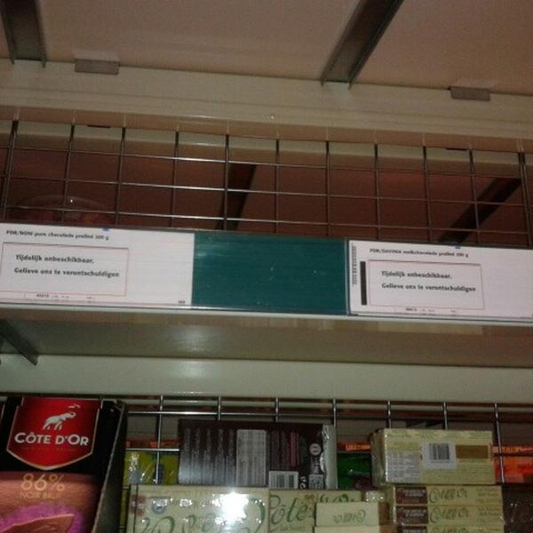 Photo taken at Colruyt by Dim W. on 1/29/2015