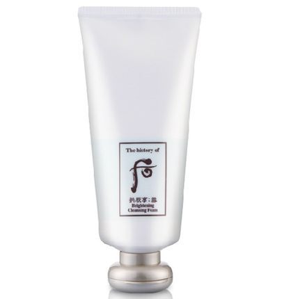 韩国 WHOO后 拱辰享雪玉凝泡沫洁面膏洗面奶洁面180ml 白皙舒缓