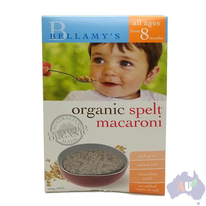 Bellamys 贝拉米 有机婴幼儿燕麦通心粉 8个月以上