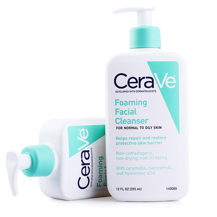 包邮美国CeraVe 泡沫洁面乳洗面奶355ml 无香不紧绷 中性混合性 包邮美国CeraVe 泡沫洁面乳洗面奶355ml 无香不紧绷 中性混合性