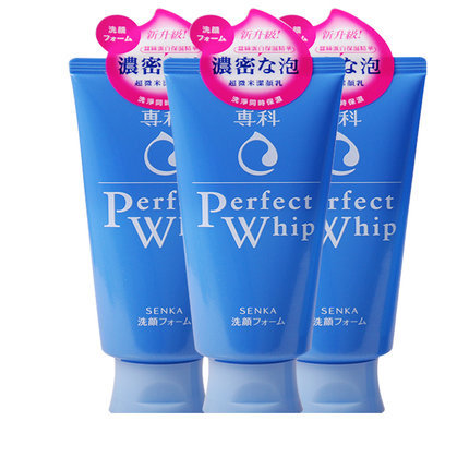 shiseido/资生堂洗面奶 洗颜专科柔澈泡沫温和洁面乳120g*3组合装