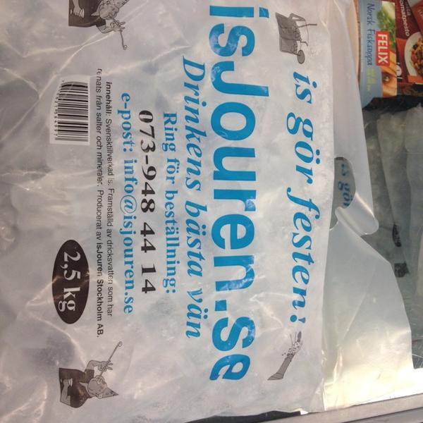 Photo taken at ICA Supermarket Medborgarplatsen by Lola M. on 1/5/2014