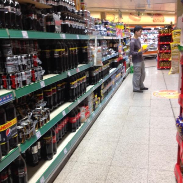 Photo taken at Supermercado El Corte Inglés by Pam K. on 7/6/2012