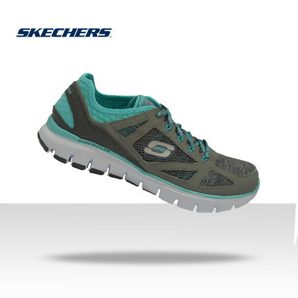 Skechers斯凯奇时尚女鞋 舒适运动鞋 透气百搭拼接跑步鞋 12127