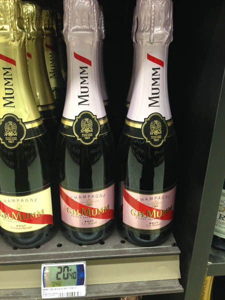 mumm香槟