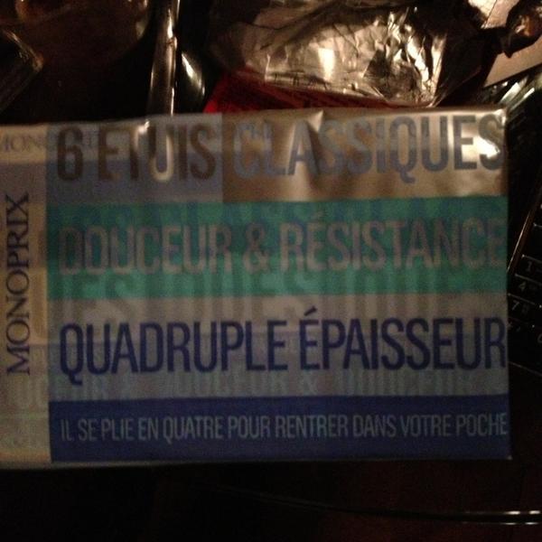 Photo taken at Monoprix by Bertrand B. on 1/15/2013