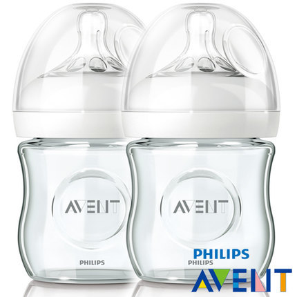 PHILIPS AVENT 亲乳感玻璃奶瓶120ml(双入) PHILIPS AVENT 亲乳感玻璃奶瓶120ml(双入)