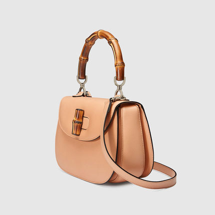 Gucci/古奇gucci女包15新款小号竹节细节手提包409398 ARU0N 5726