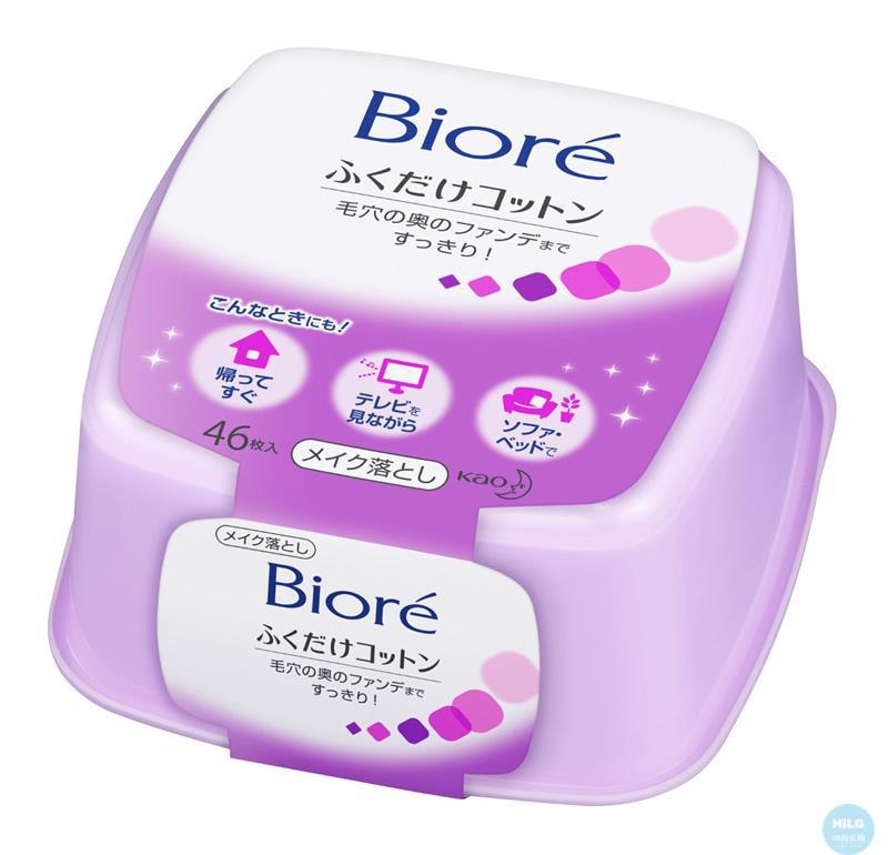 Kao花王 BIORE碧柔 快速深层面部卸妆洁面棉/卸妆棉 46枚/盒