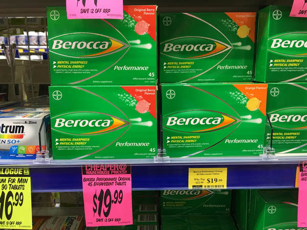 澳洲进口泡腾片-berocca桔子泡腾片 VC泡腾片
