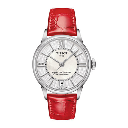 瑞士手表 天梭女表 手表女 机械表 皮带表 T099.207.16.118.00