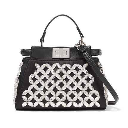 正品直邮Fendi芬迪2016新款时尚女包水晶缀饰缎布单肩包 639294 正品直邮Fendi芬迪2016新款时尚女包水晶缀饰缎布单肩包 639294