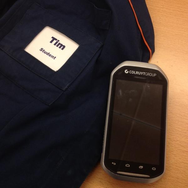 Photo taken at Colruyt by Tim V. on 12/6/2014