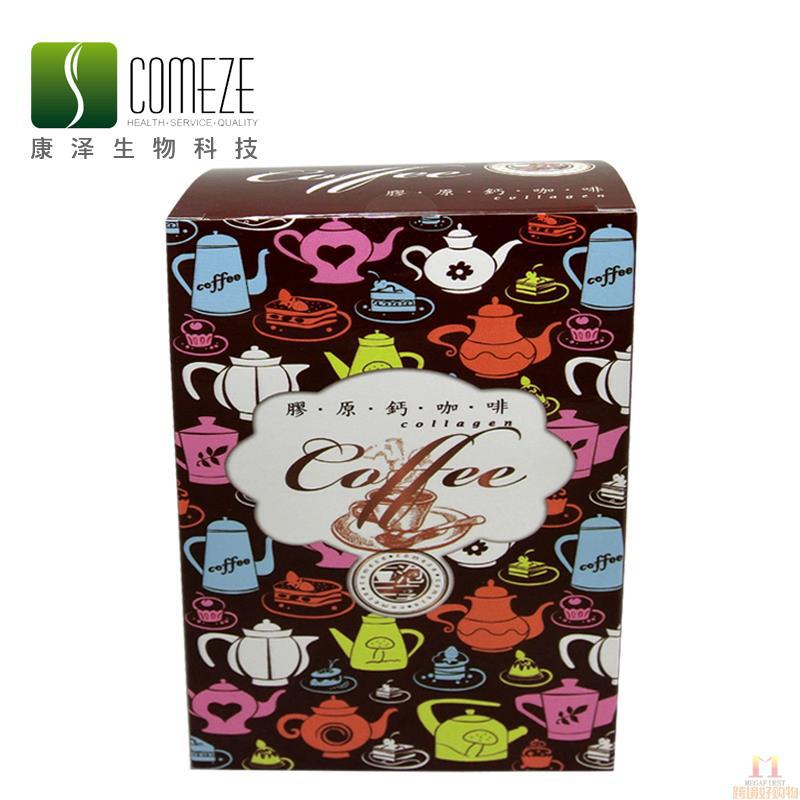 COMEZE 康泽 一泡三享-胶原钙咖啡 22g*10包/盒
