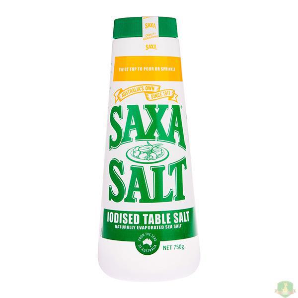 SAXA 加碘佐餐天然食用海盐【澳洲直邮】